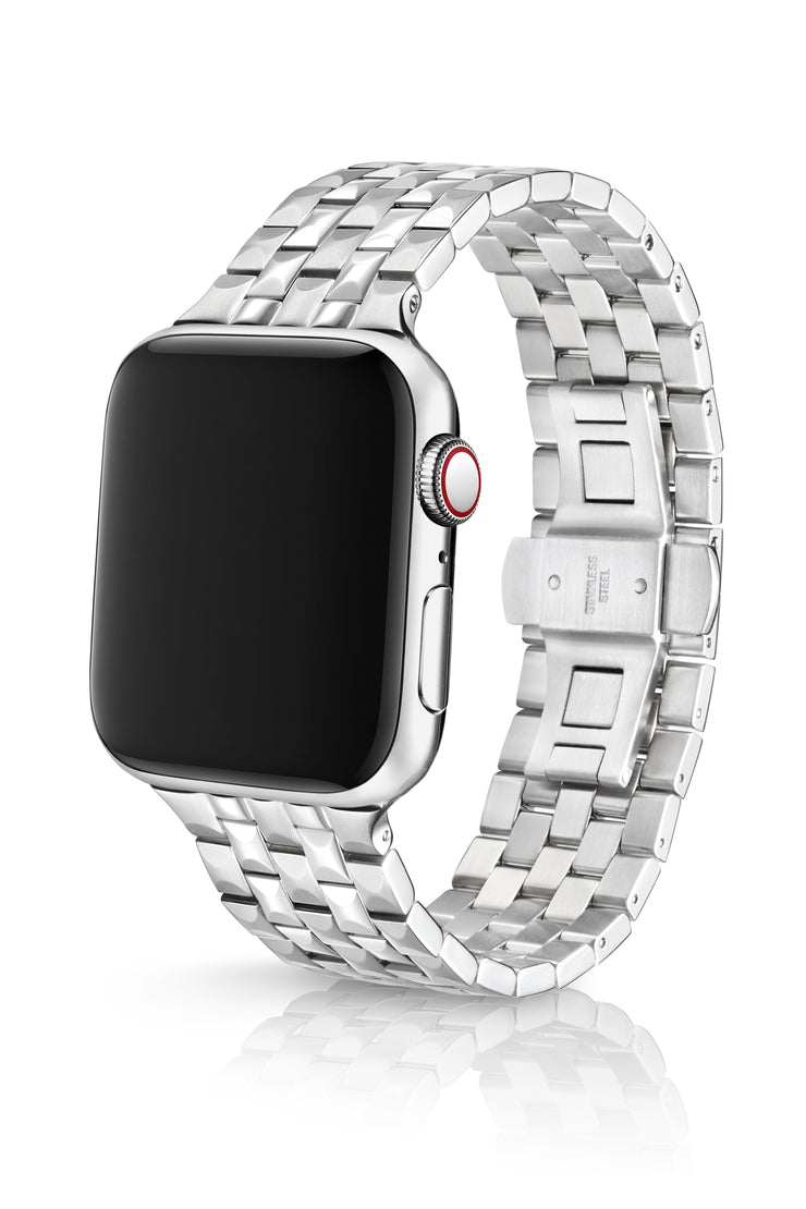 JUUK 44mm Locarno Brushed/Polished Premium Stainless Steel Apple Watch Band