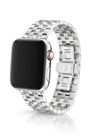 JUUK 44mm Locarno Polished Premium Stainless Steel Apple Watch Band