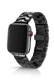 JUUK 44mm Vitero Polished Black Premium Stainless Steel Apple Watch Band
