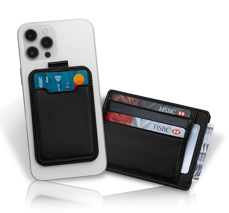 JUUK Card and Minimalist Wallets shown with iPhone